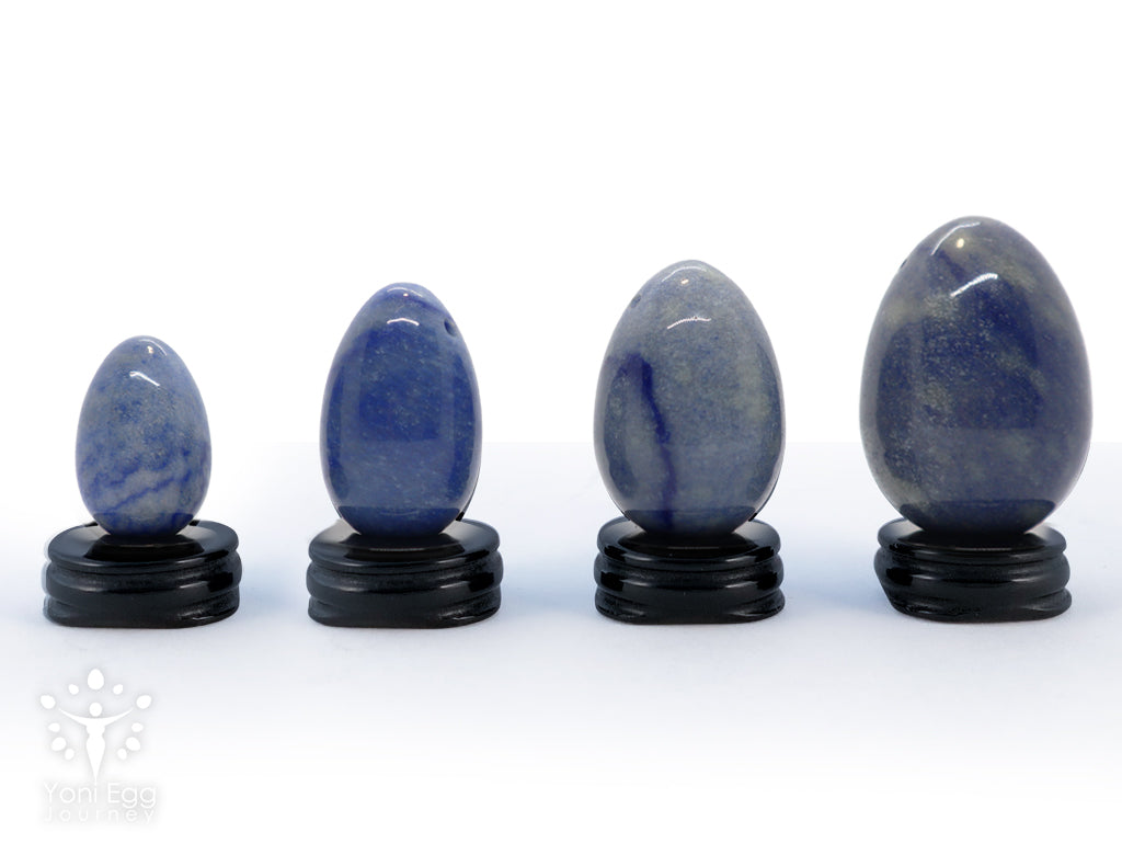 Blue Aventurine Yoni Egg "Calming and Balancing" Yoni Egg Yoni Egg Journeys