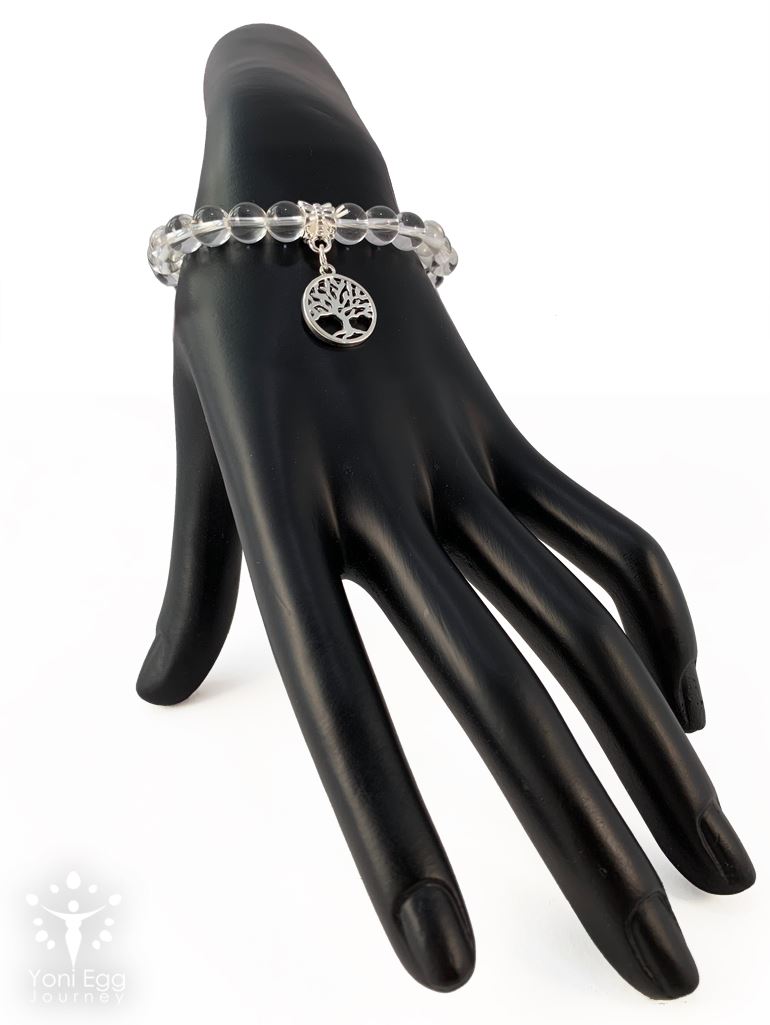 Clear Quartz Bracelet Jewelry YE Journeys