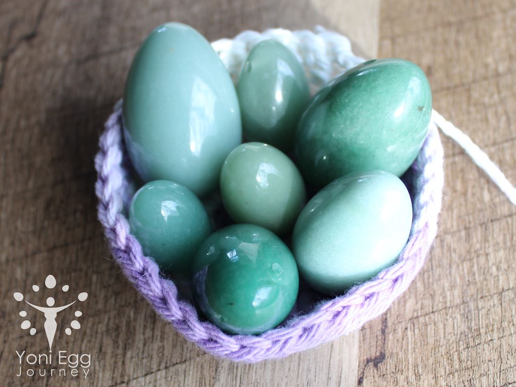 Green Aventurine Yoni Egg "Adventure" Yoni Egg Yoni Egg Journeys