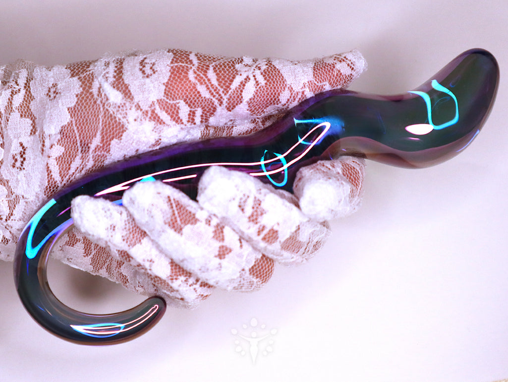 Purple Glass G Yoni Wand Yoni Wand Yoni Egg Journeys