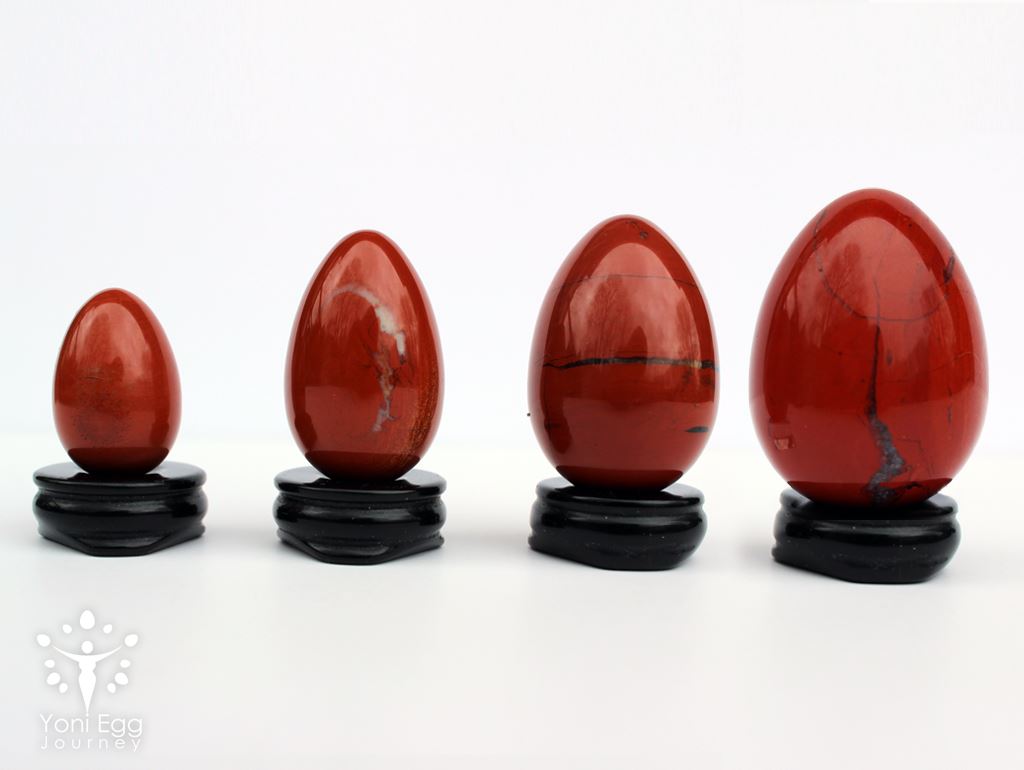 Red Jasper Yoni Egg "Tantra and Tranquility" Yoni Egg Yoni Egg Journeys 