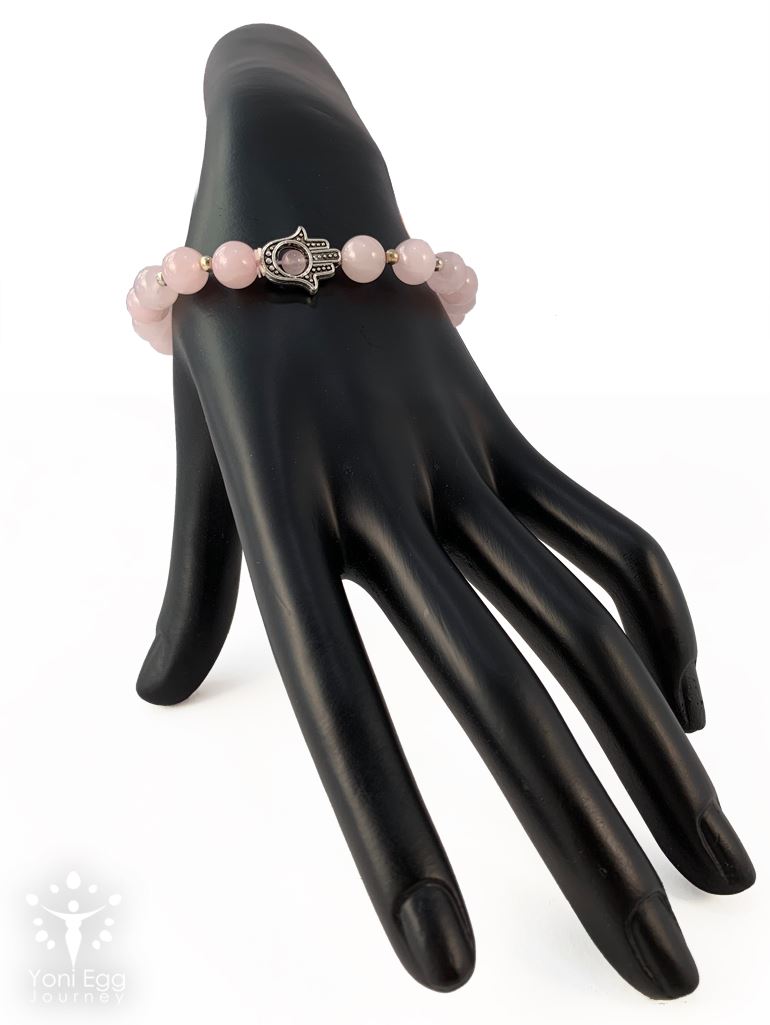 Rose Quartz Bracelet Jewelry YE Journeys