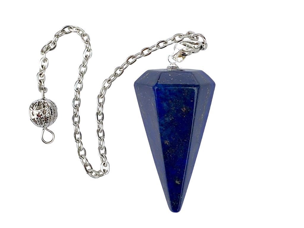 Sacred Hexagon Point Pendulum Pendulum YE Journeys Lapis Lazuli