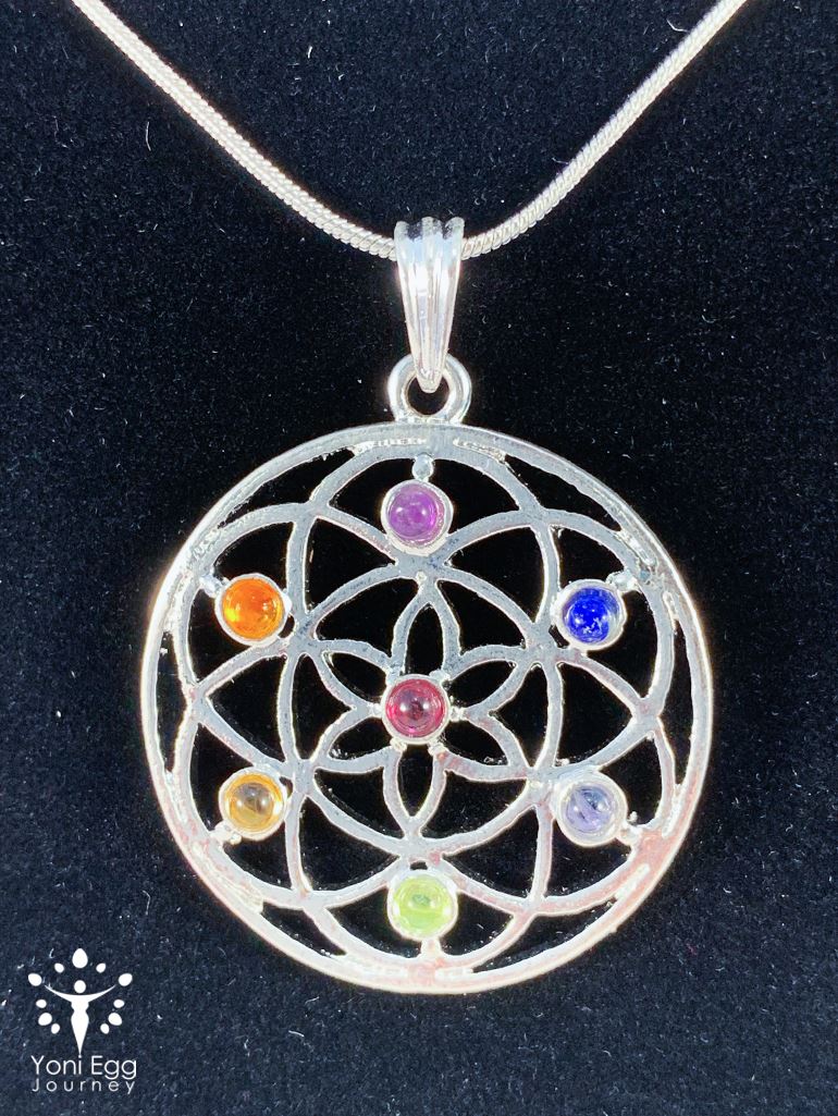 Seed of Life Energy Balancing Necklace "New Beginning" Jewelry YE Journeys