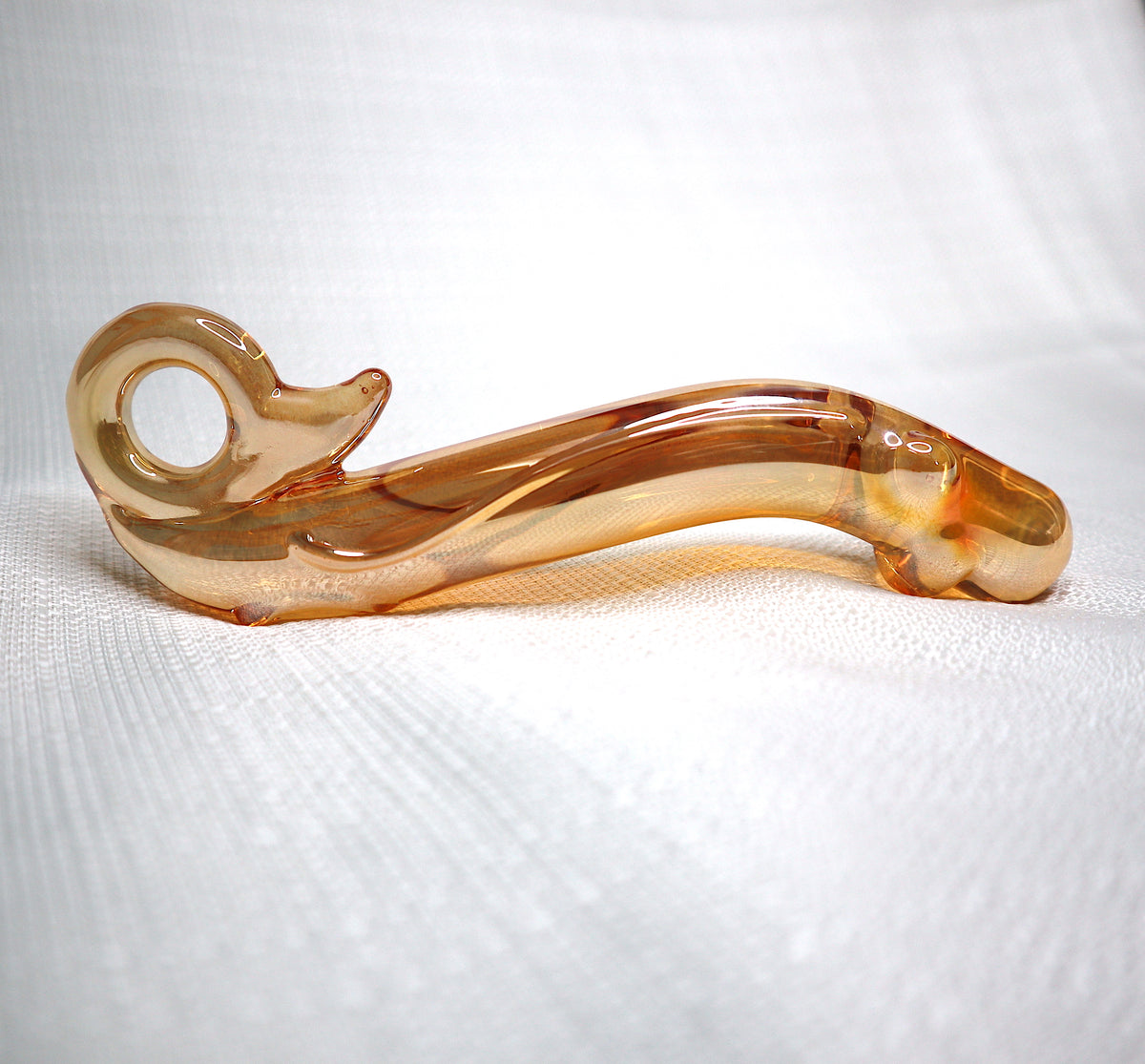 Gold Glass G Yoni Wand