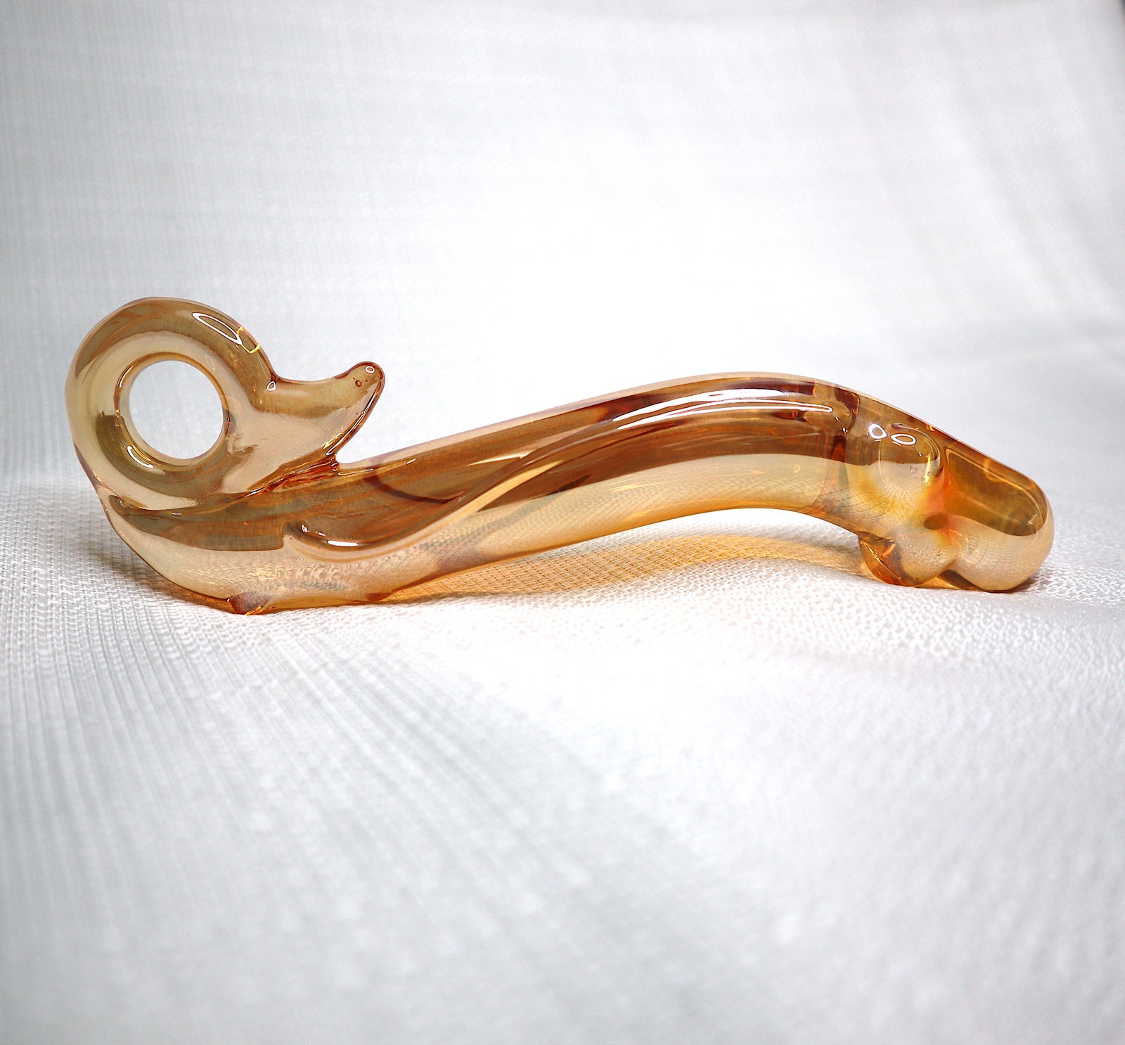 Gold Glass G Yoni Wand