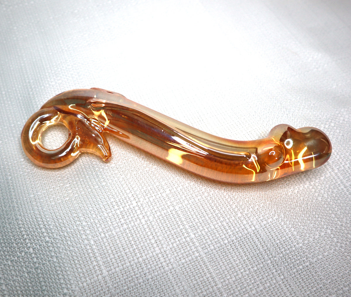 Gold Glass G Yoni Wand