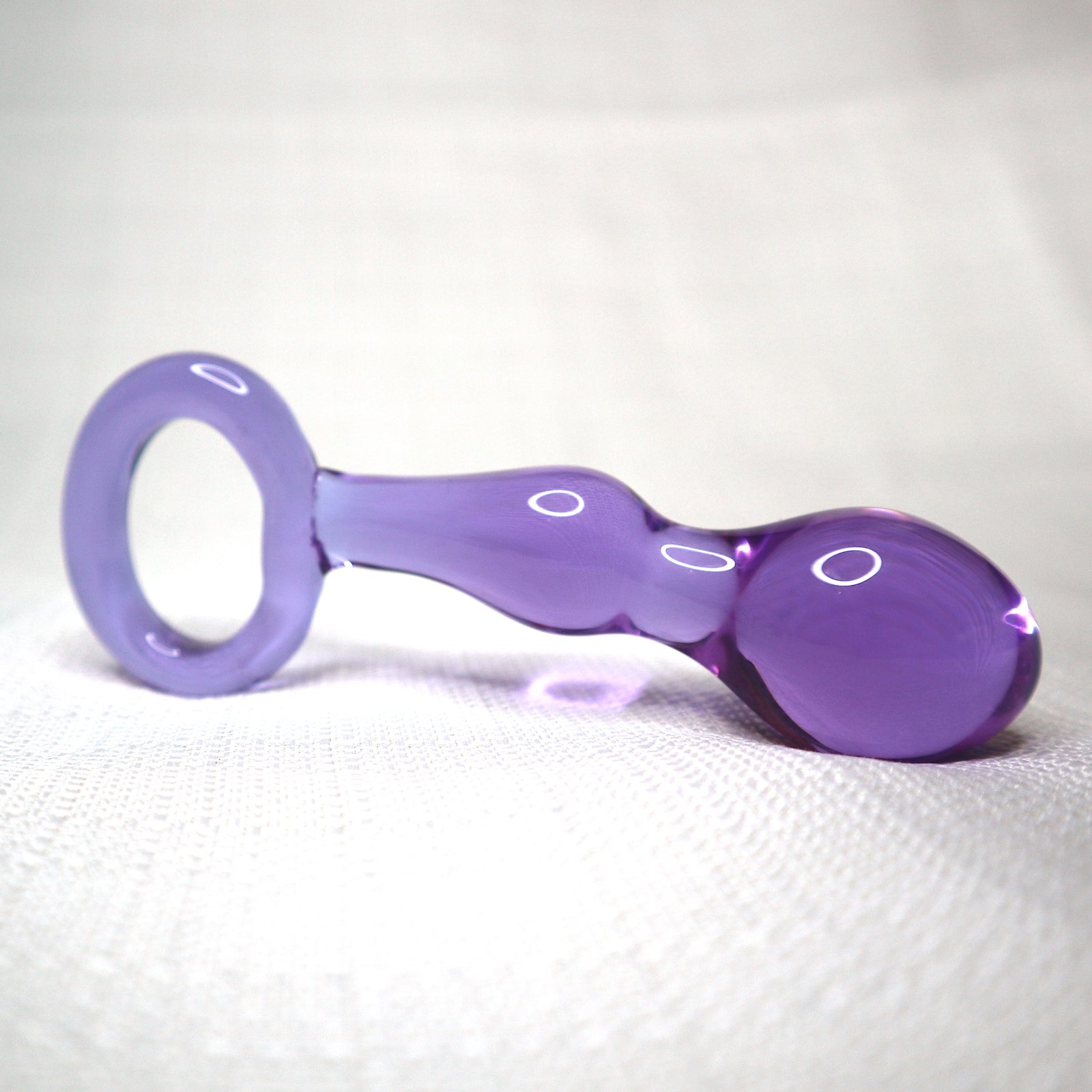 Purple Glass Wand "Butt Massager"