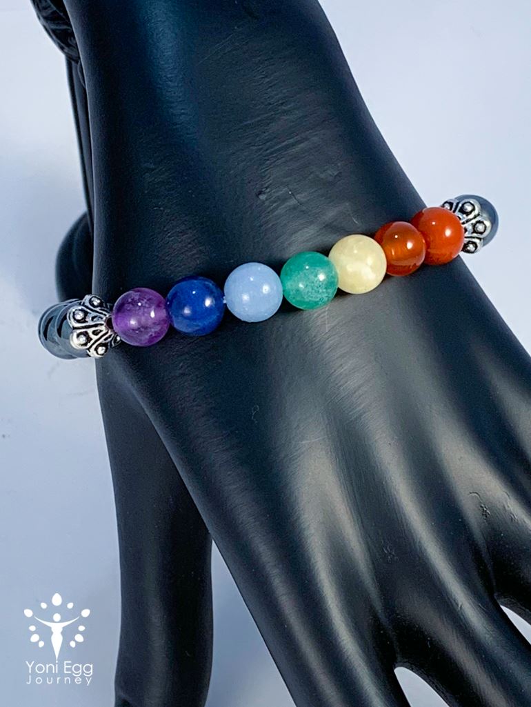All 7 Chakras Balancing Bracelet Jewelry YE Journeys 