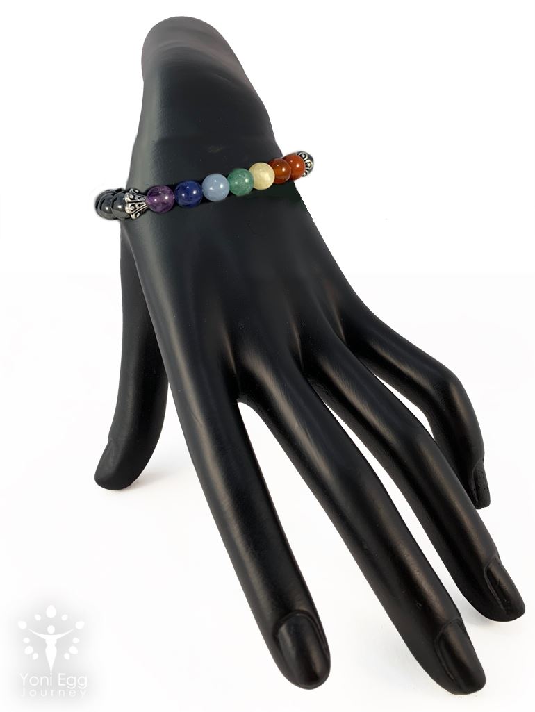 All 7 Chakras Balancing Bracelet Jewelry YE Journeys 