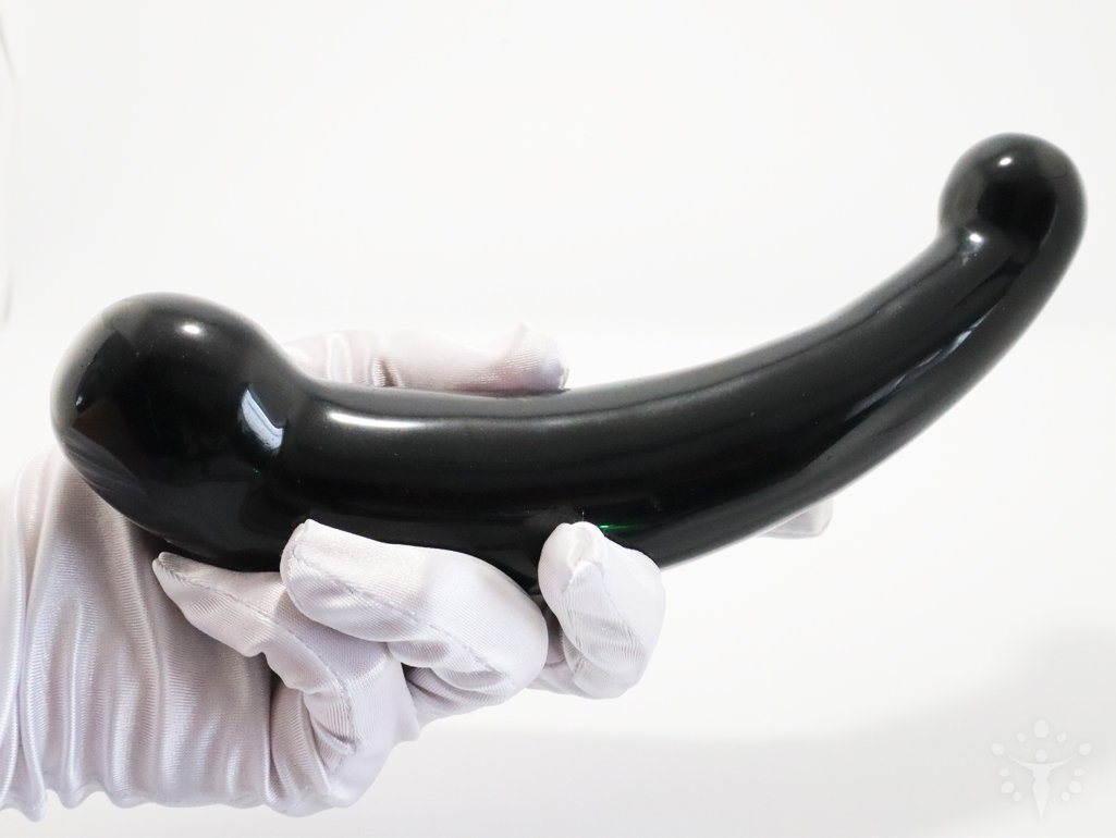 Black Obsidian Curved Massage Wand Yoni Wand Yoni Egg Journeys 