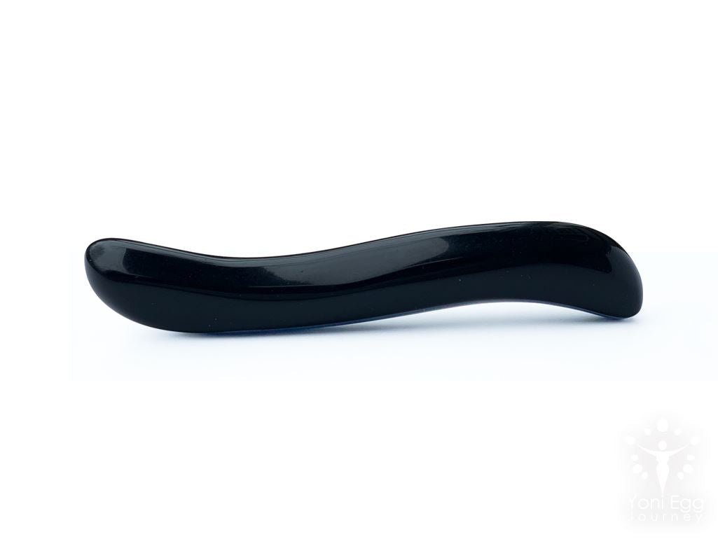 Black Obsidian Yoni G Wand