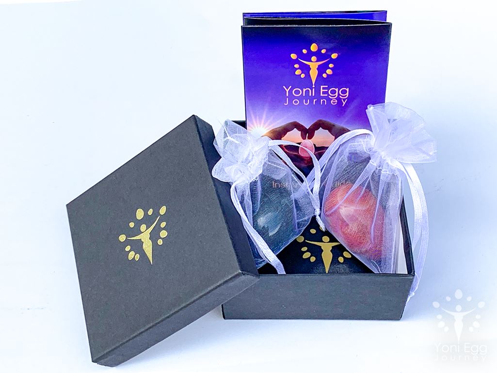 Black Obsidian Yoni Egg "Cleans and Reignite" Yoni Egg Yoni Egg Journeys 