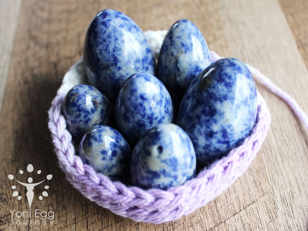 Blue Jasper Yoni Egg "Unleashed Energy" Yoni Egg Yoni Egg Journeys 