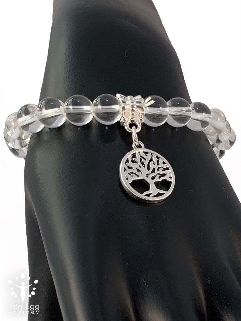 Clear Quartz Bracelet Jewelry YE Journeys 