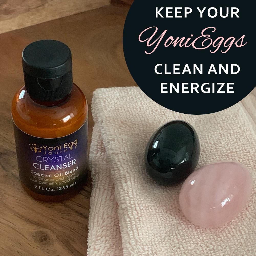 Crystal and Yoni Egg Cleaning Solution Yoni Egg Accessory YE Journeys 
