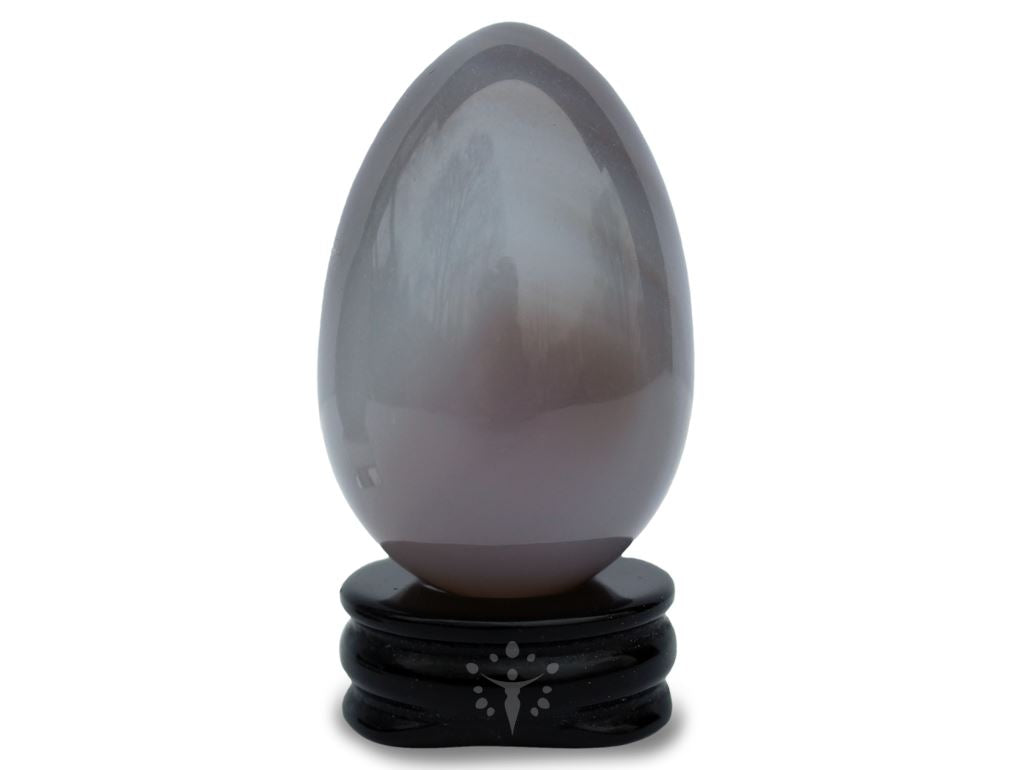 Natural Agate Yoni Egg "Stability and Growth" Yoni Egg Yoni Egg Journeys 