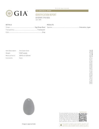 Natural Agate Yoni Egg "Stability and Growth" Yoni Egg Yoni Egg Journeys 