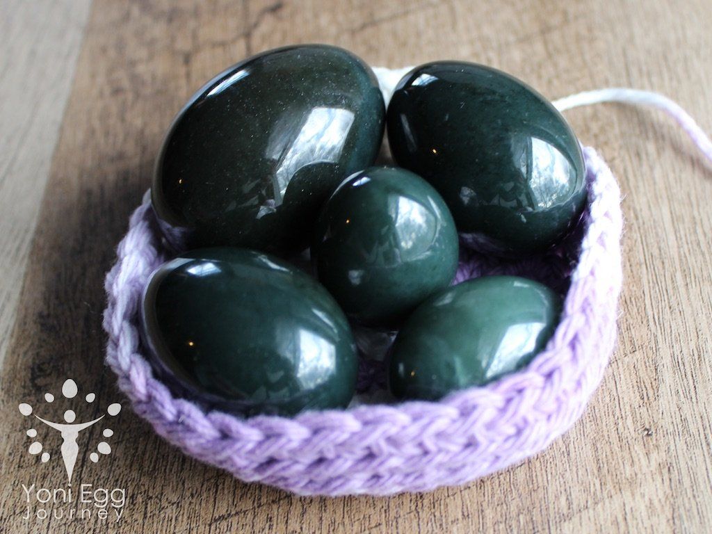 Nephrite Jade Yoni Egg "Purity and Pleasure" Yoni Egg Yoni Egg Journeys 