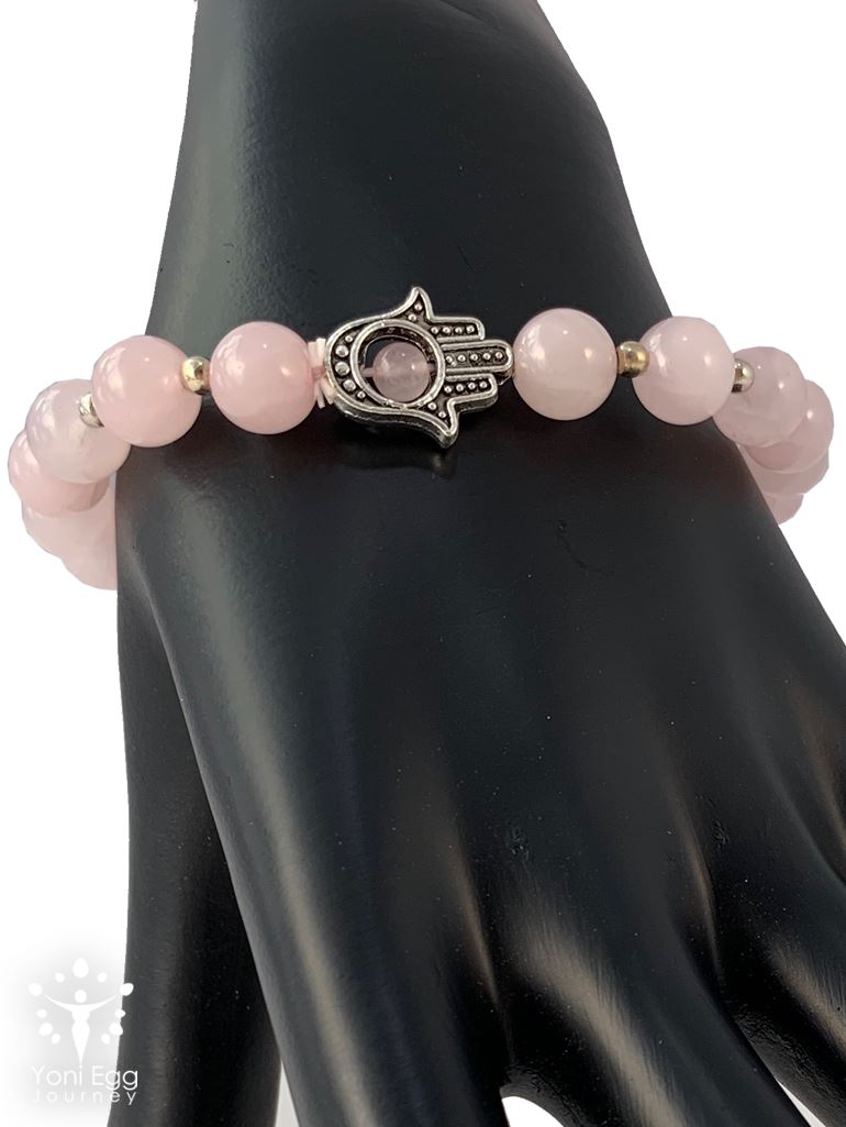 Rose Quartz Bracelet Jewelry YE Journeys 