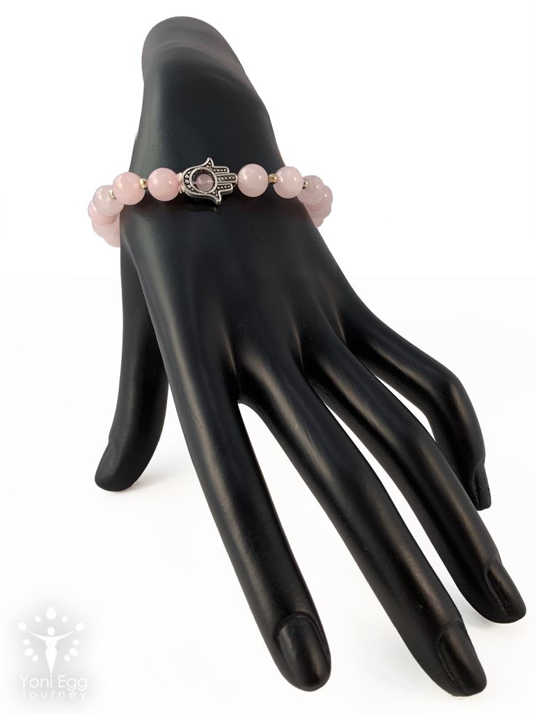 Rose Quartz Bracelet Jewelry YE Journeys 