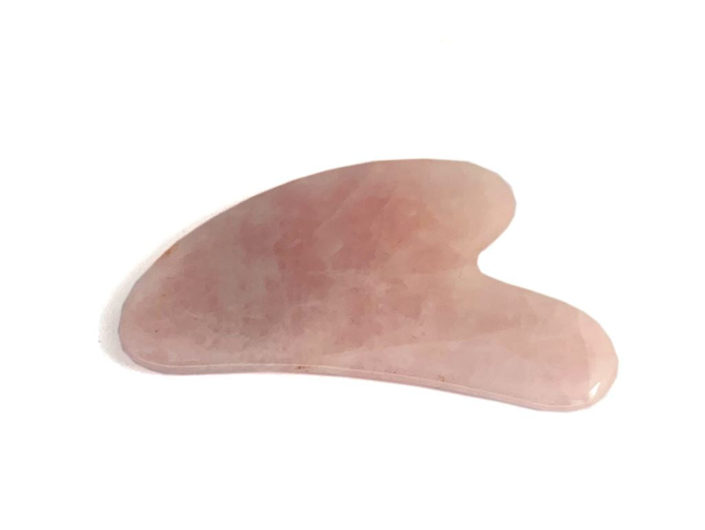 Rose Quartz Gua Sha Stone for Body and Breast Massage Gua Sha Yoni Egg Journeys 