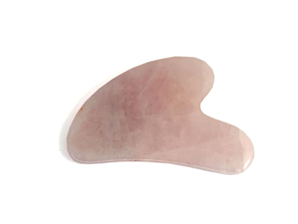 Rose Quartz Gua Sha Stone for Body and Breast Massage Gua Sha Yoni Egg Journeys 