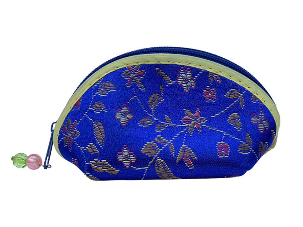 Silk Embroidered Yoni Egg Pouch Bag Yoni Egg Bag YE Journeys Blue 