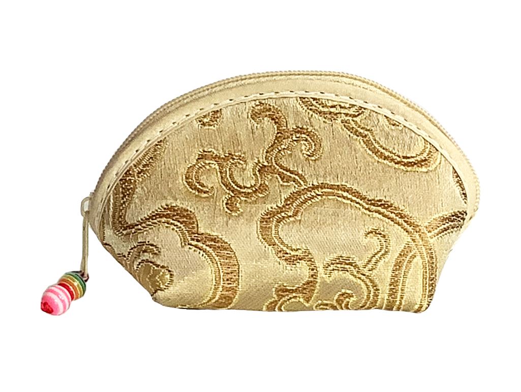 Silk Embroidered Yoni Egg Pouch Bag Yoni Egg Bag YE Journeys Yellow 