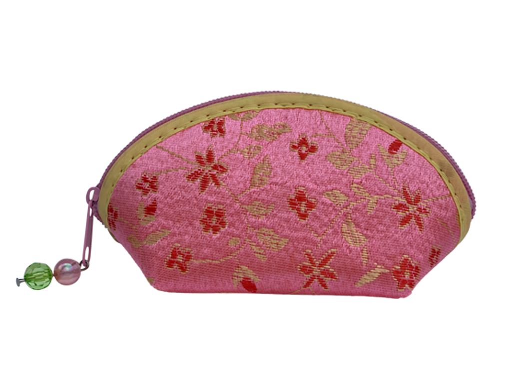 Silk Embroidered Yoni Egg Pouch Bag Yoni Egg Bag YE Journeys Pink 
