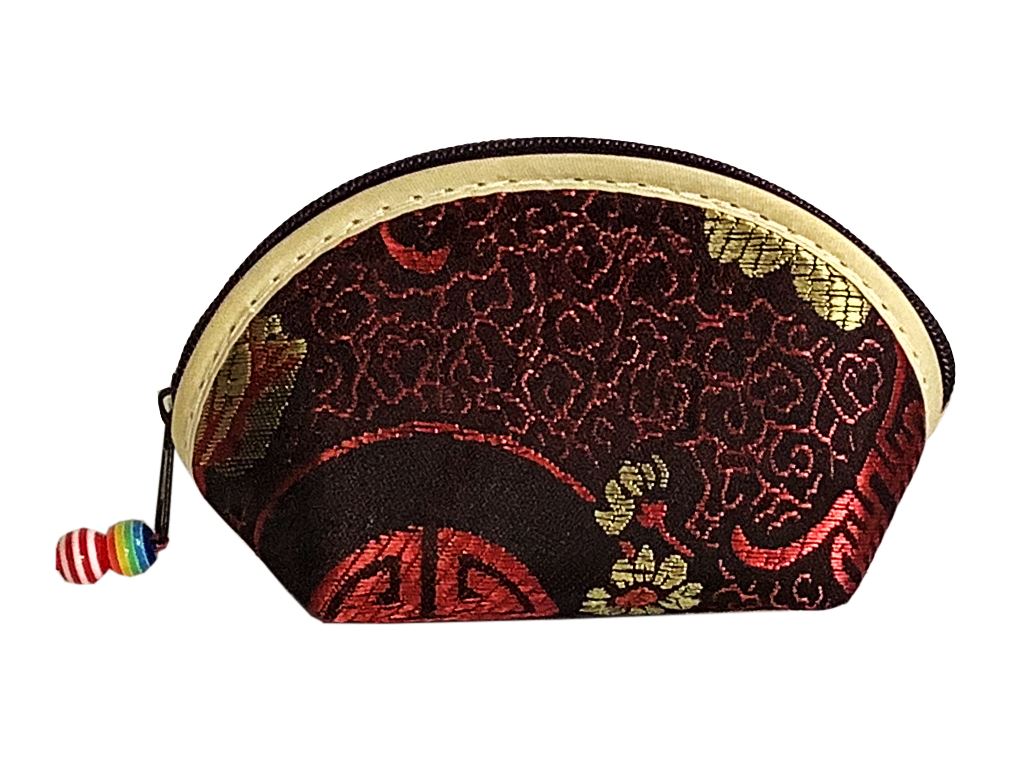 Silk Embroidered Yoni Egg Pouch Bag Yoni Egg Bag YE Journeys Black 