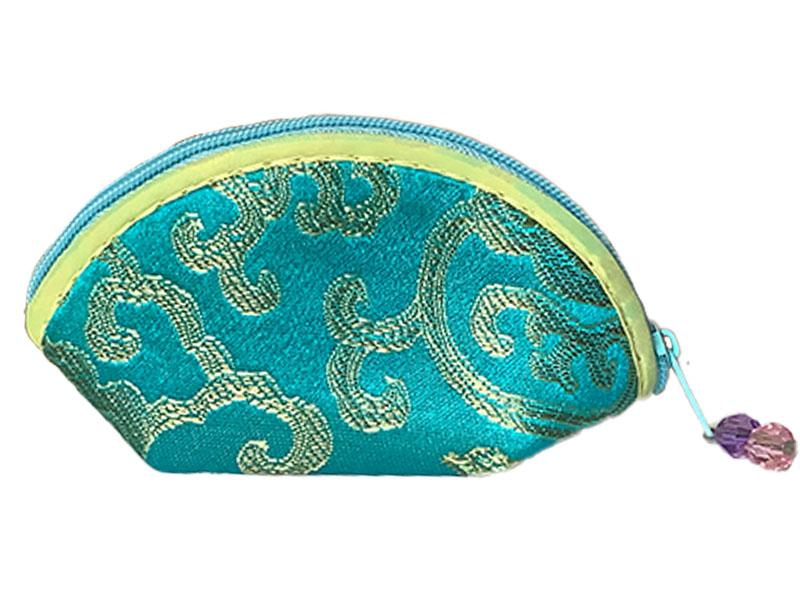 Silk Embroidered Yoni Egg Pouch Bag Yoni Egg Bag YE Journeys Light Blue 