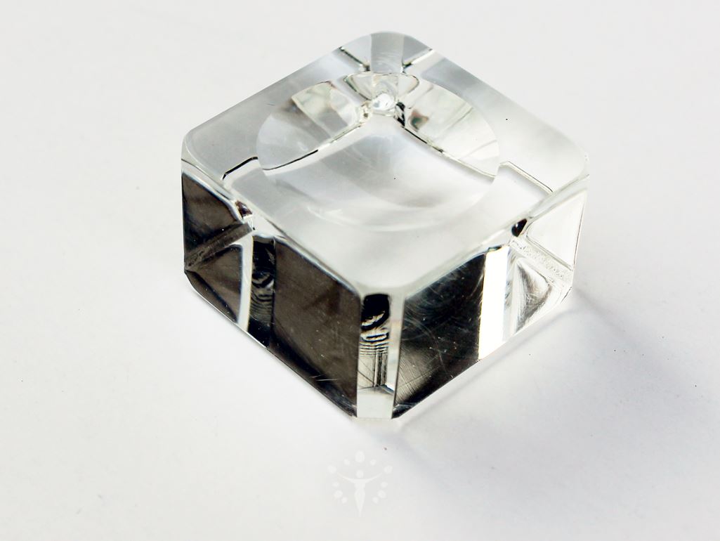 Square Dimple Glass Stand Yoni Egg Stand YE Journeys 