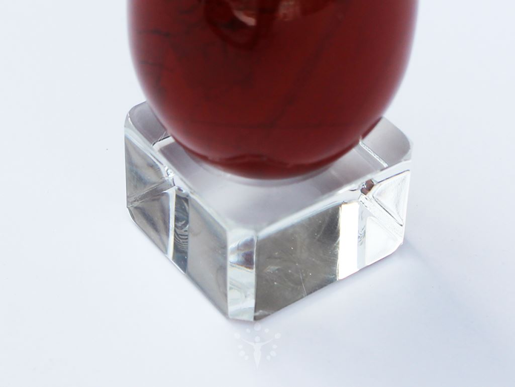 Square Dimple Glass Stand Yoni Egg Stand YE Journeys 