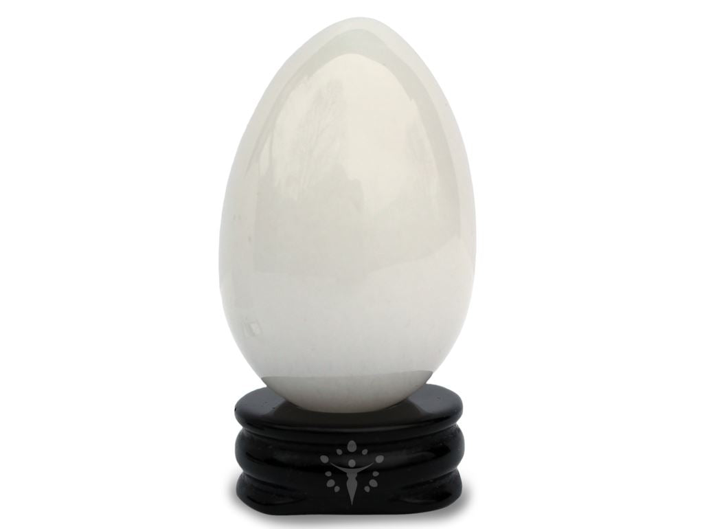 White Jade Yoni Egg "Floating Bliss" Yoni Egg Yoni Egg Journeys 